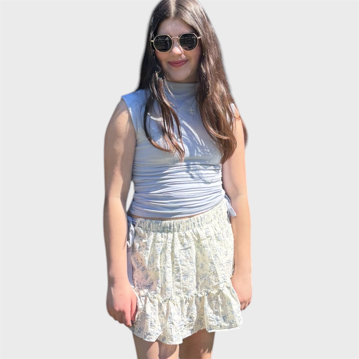 Sienna Bow Floral Skort