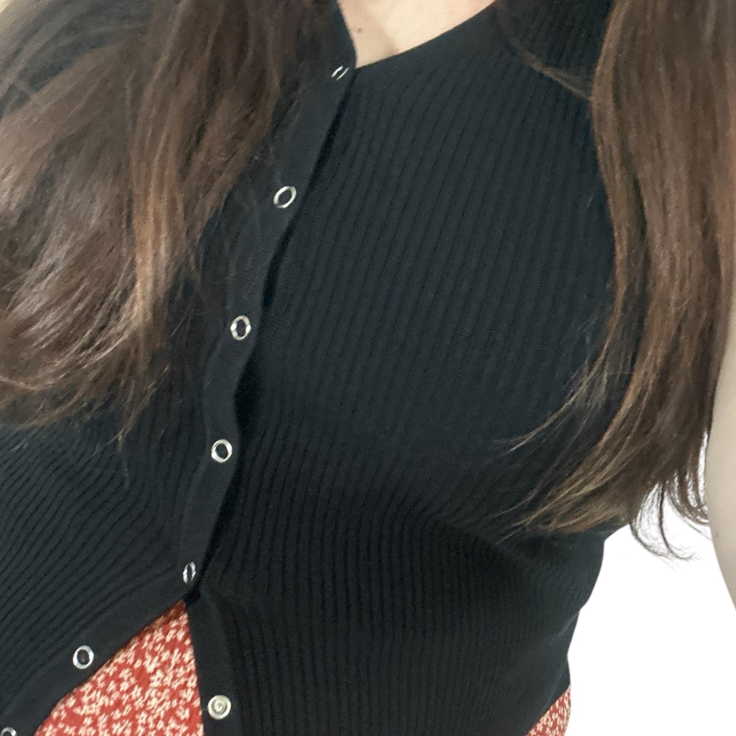 Ribbed Knit Sweater Vest