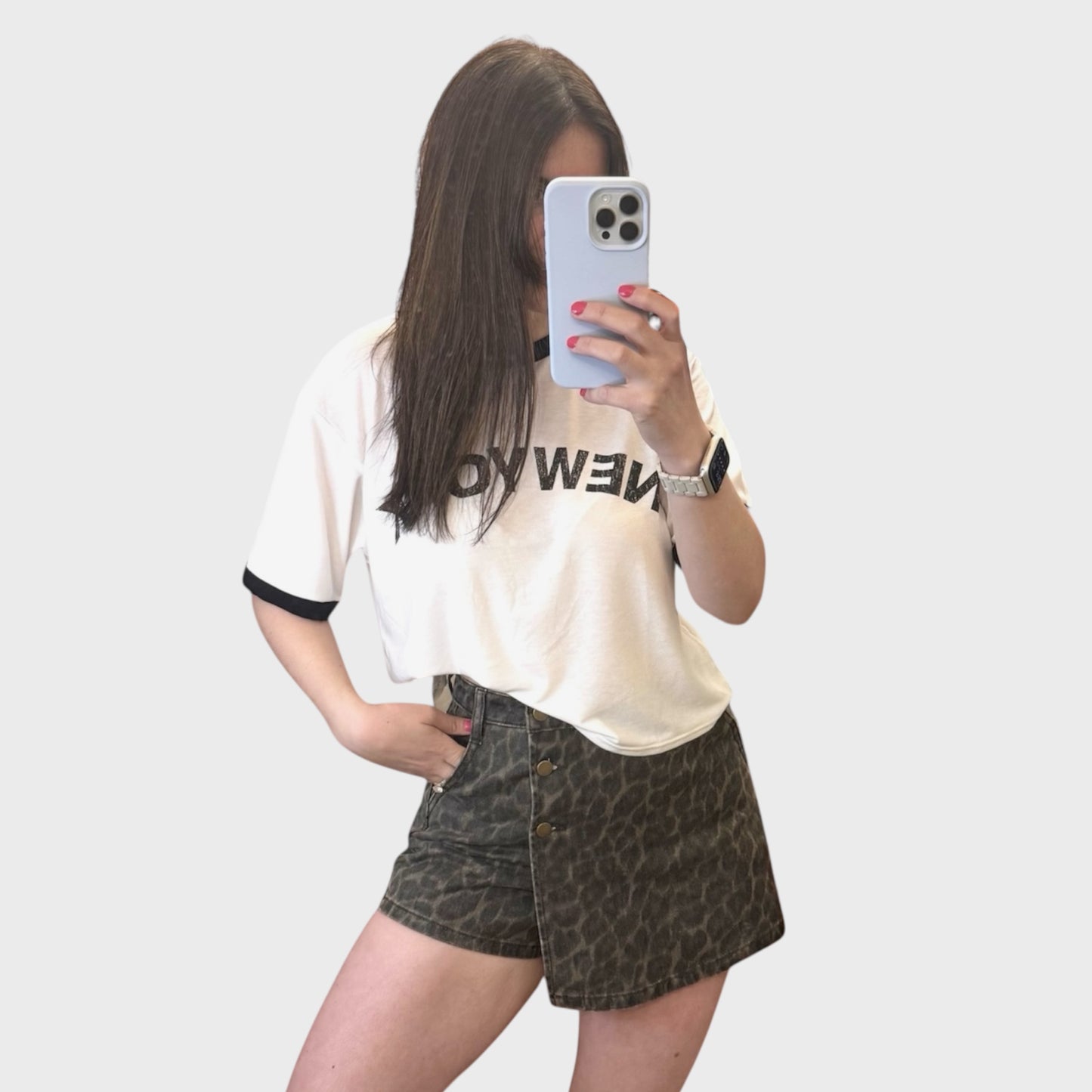 Leopard Skort