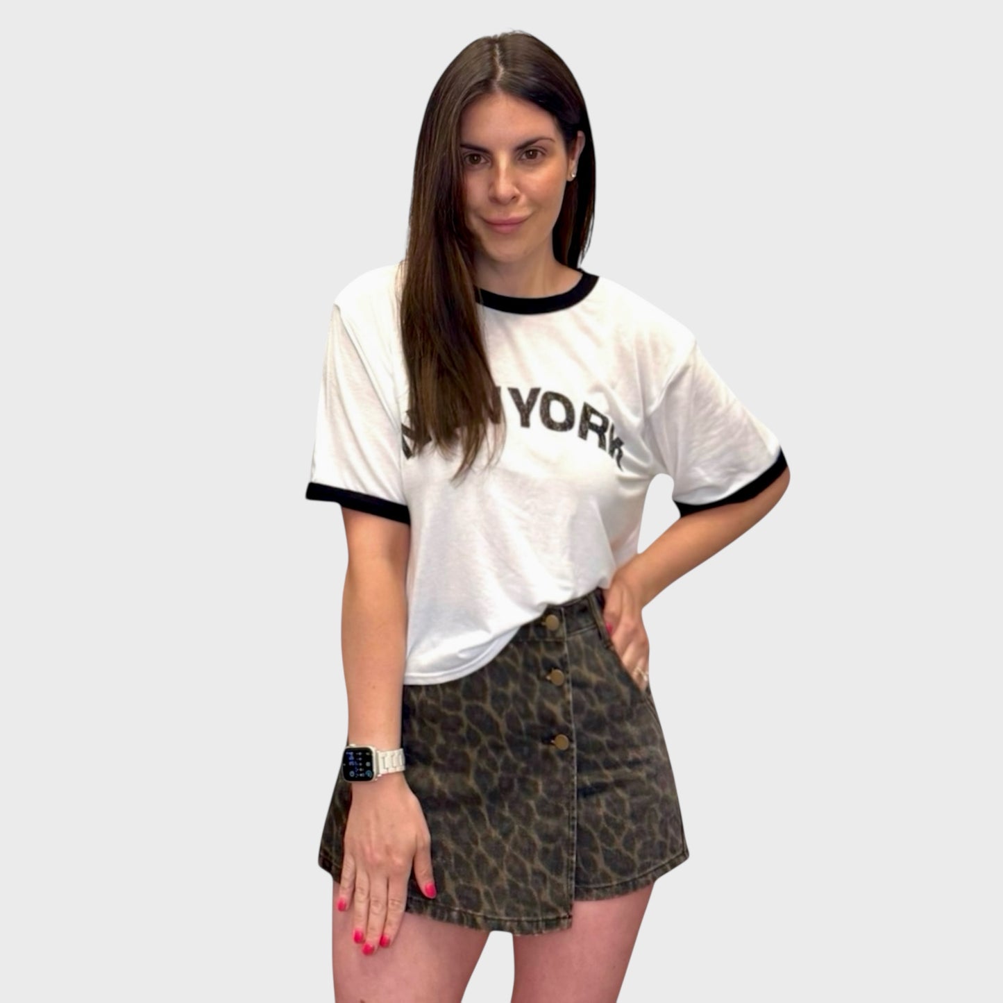 Leopard Skort