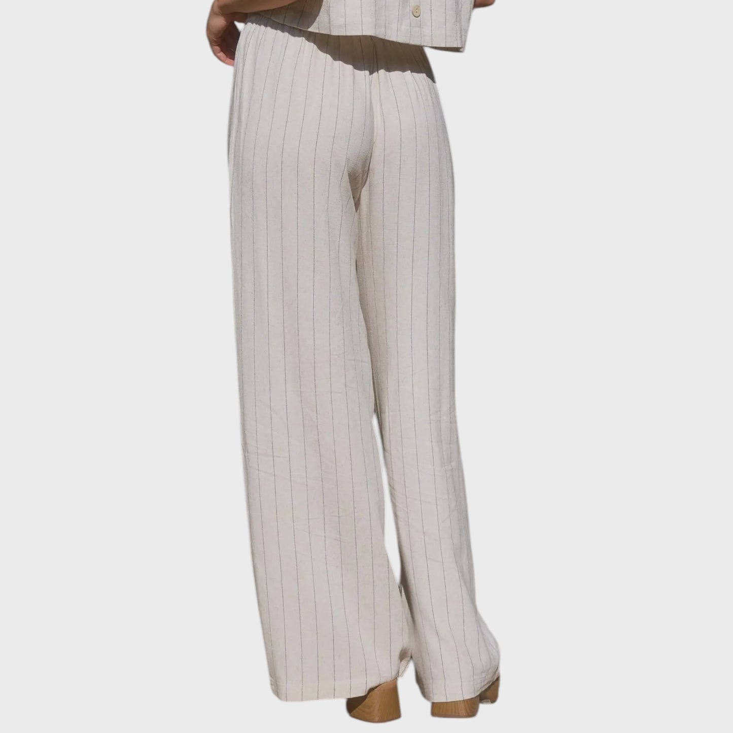 Pinstripe Drawstring Pants