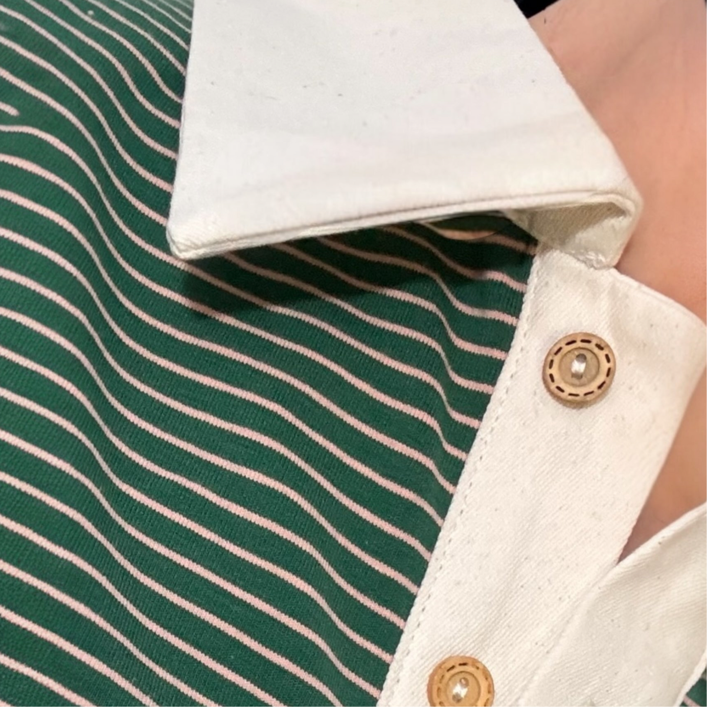 Pin Stripe Collar Dress