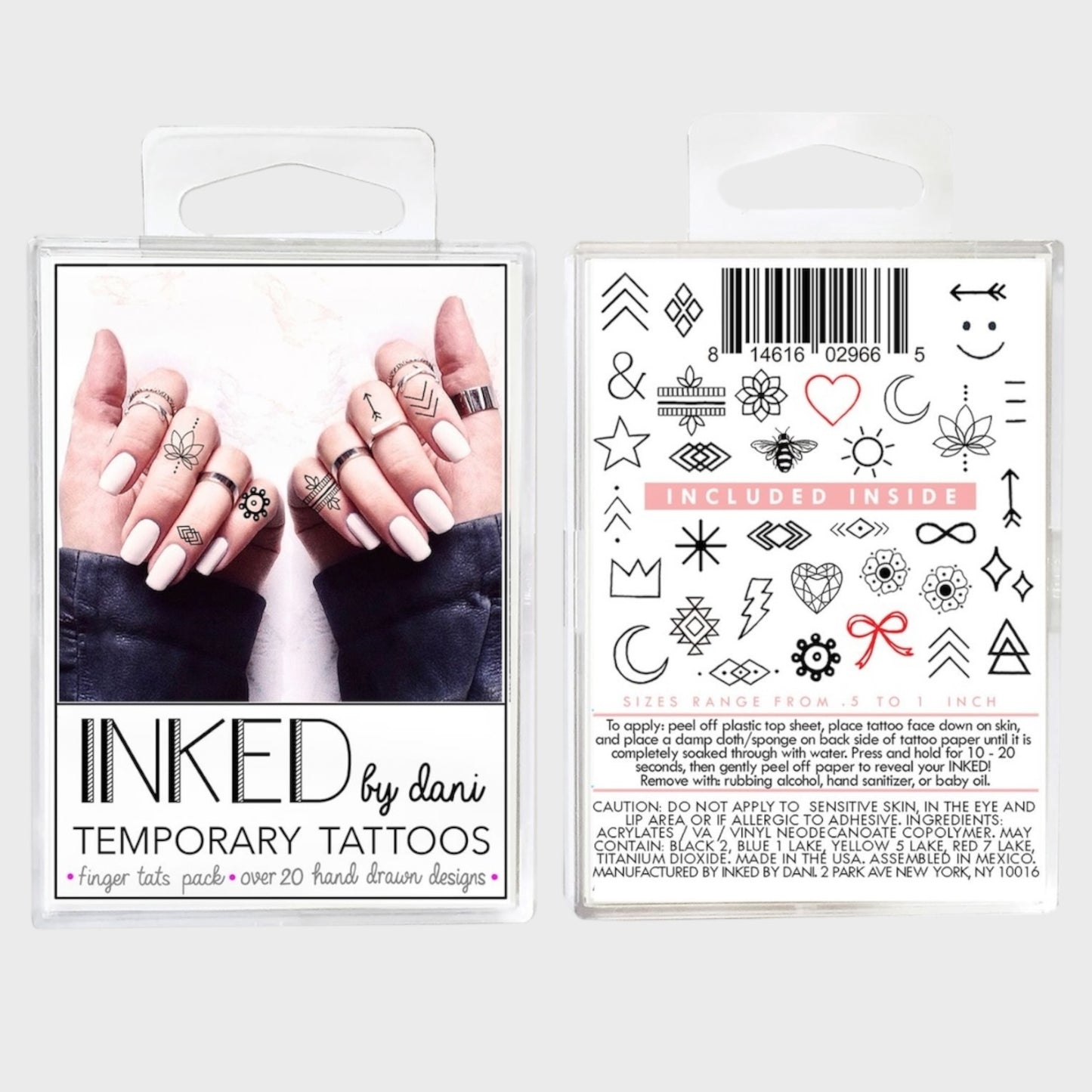 Inked by Dani: Finger Tattoo Pack