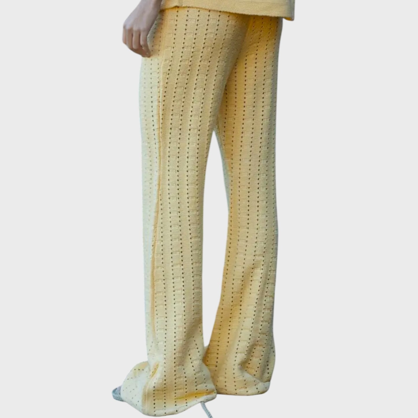 Sunshine Crochet Flare Pants
