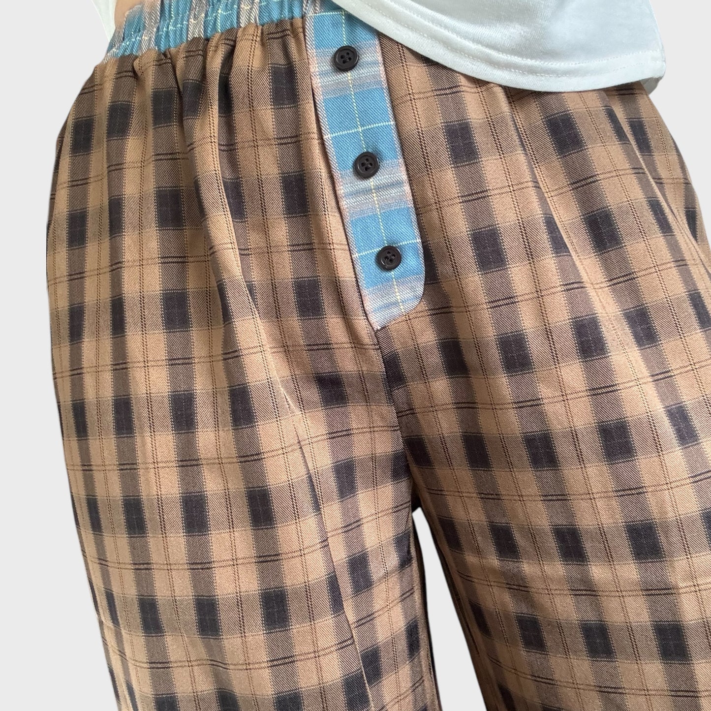 Any Given Sunday Plaid Boxer Pant