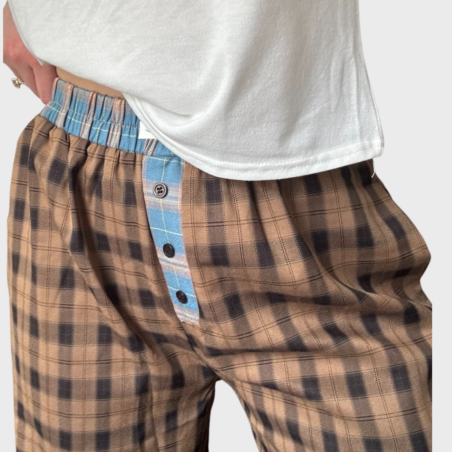 Any Given Sunday Plaid Boxer Pant