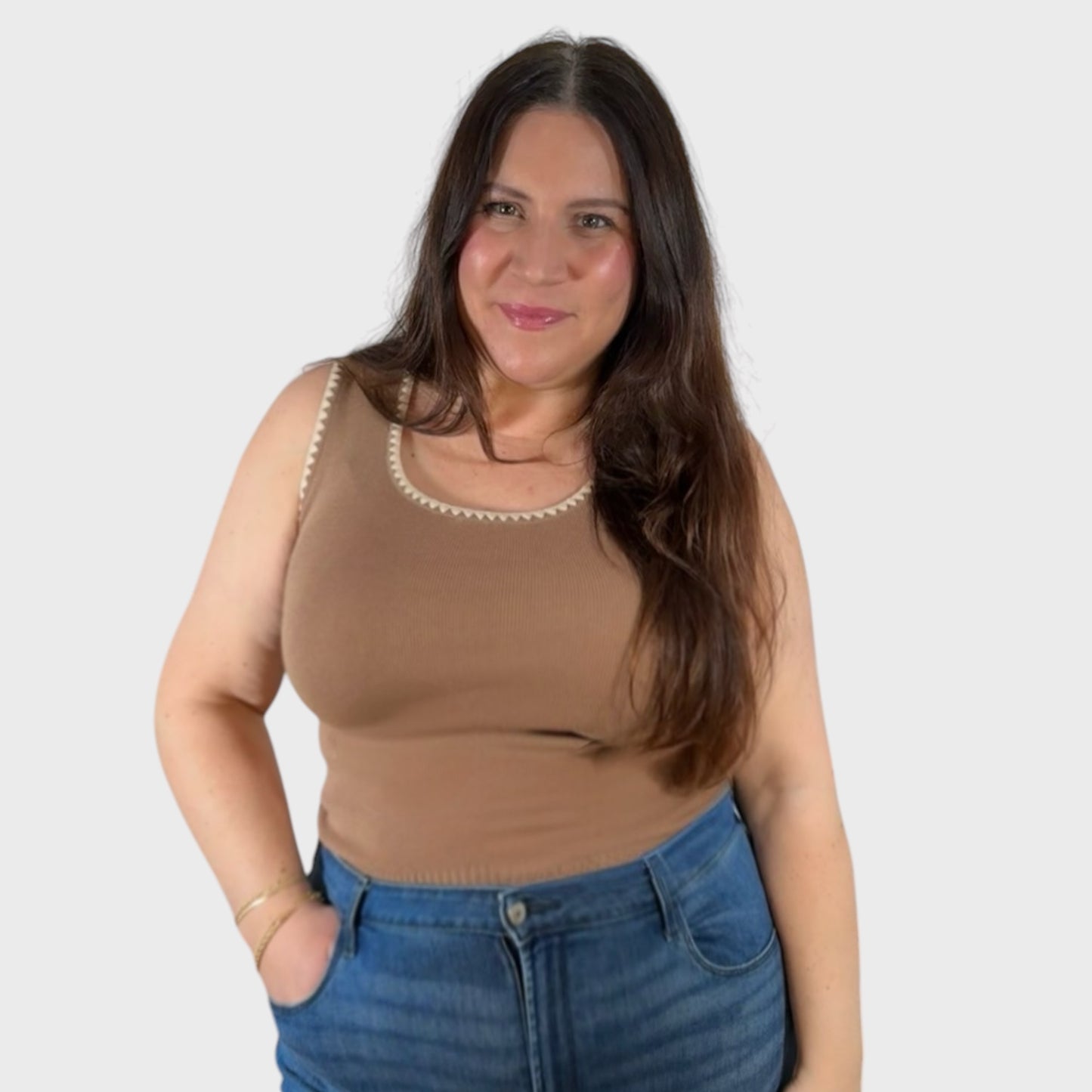 Millie Embroidered Tank