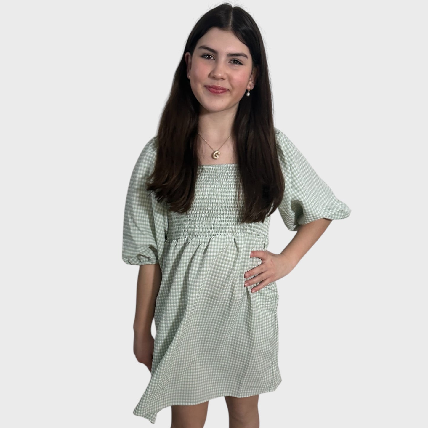 Bree Gingham Dress