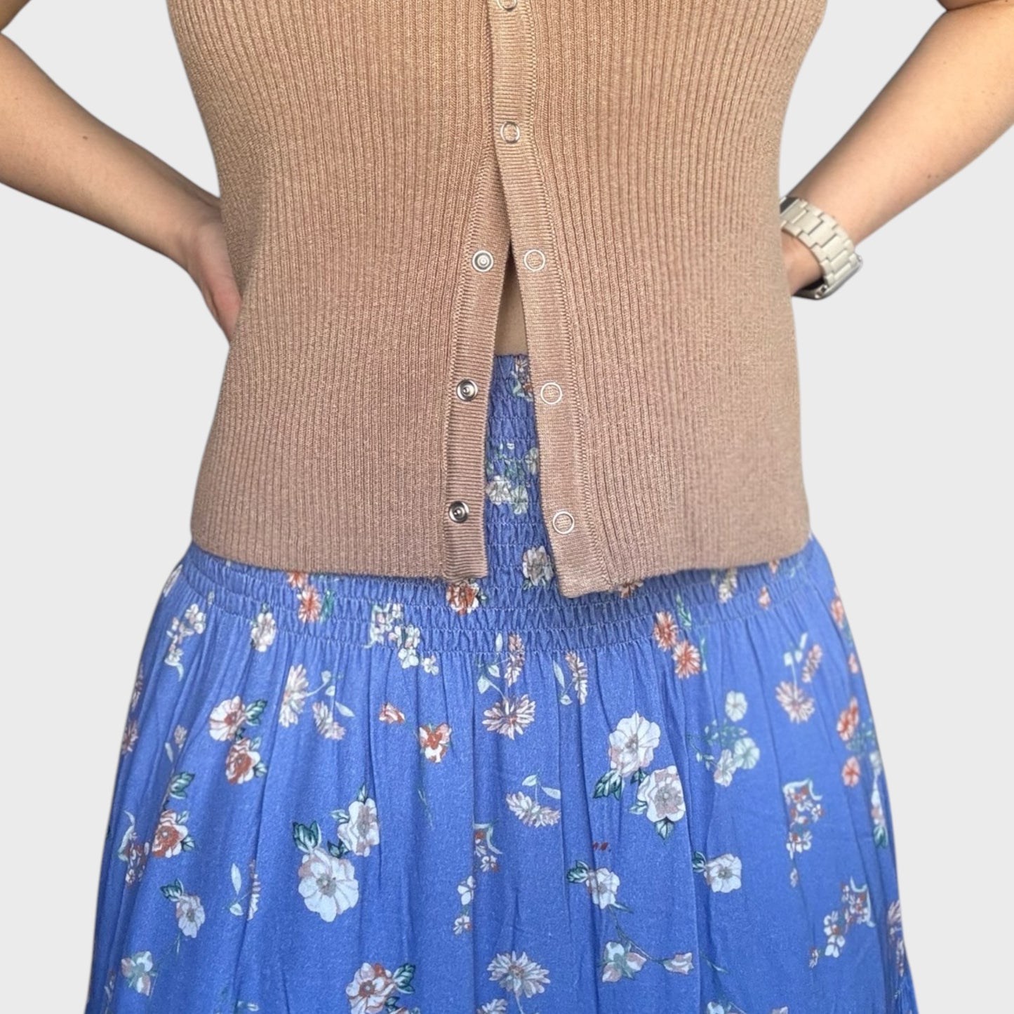 Ribbed Knit Sweater Vest