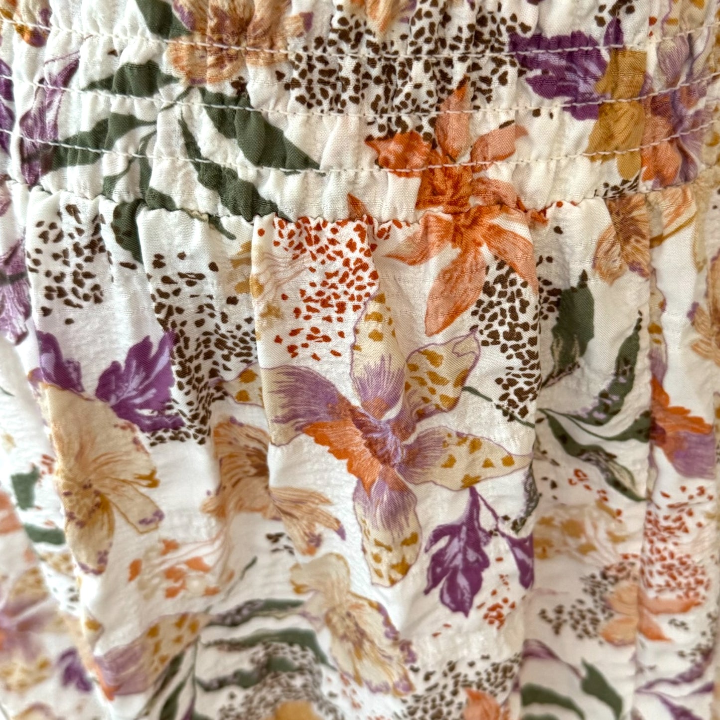 Isla Petal Floral Smocked Convertible Skirt / Dress
