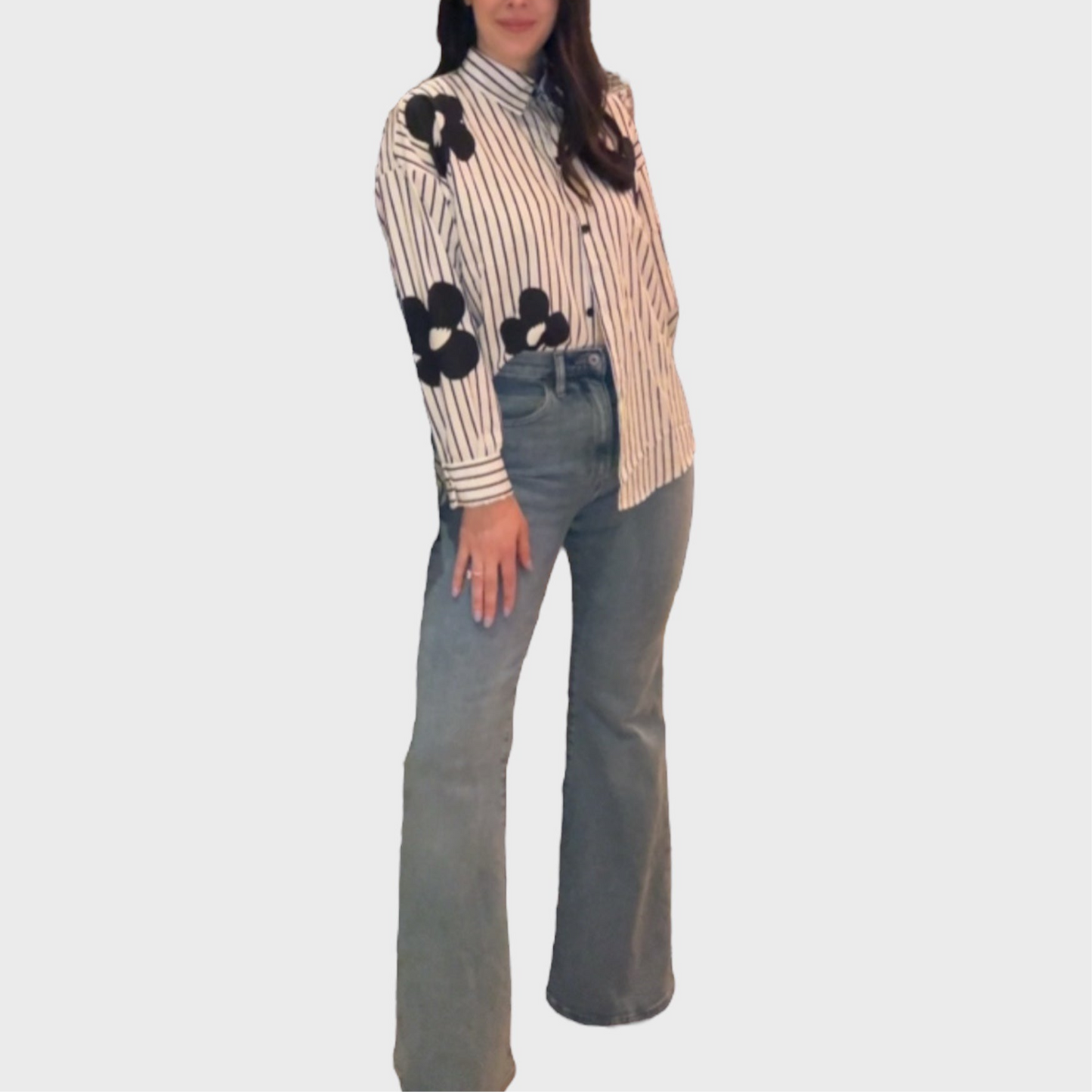 Storm Stripe Button Up Shirt