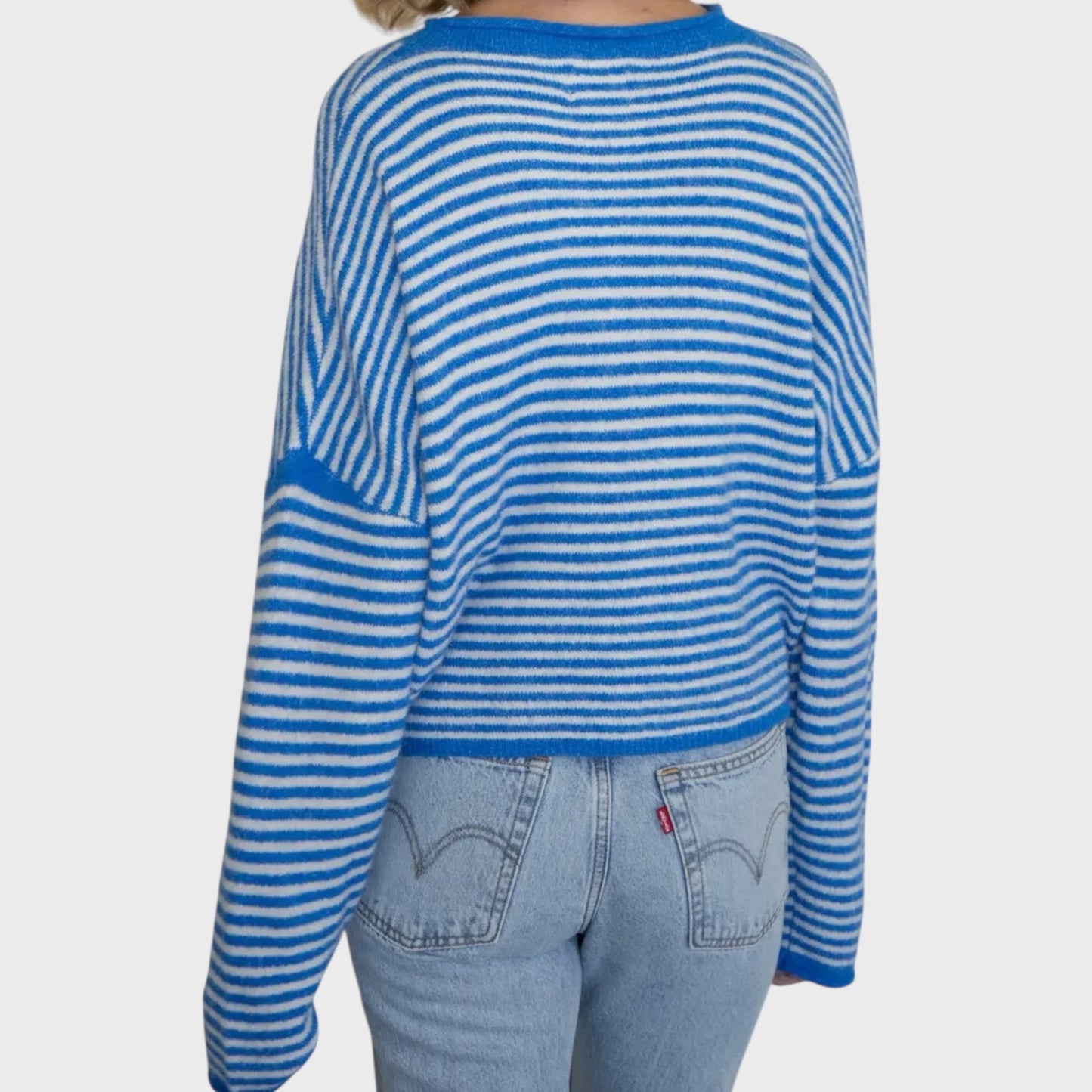 Piper Striped Cozy Cardigan Sweater